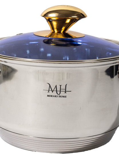 12 Piezas Batería de cocina Modelo Santorini