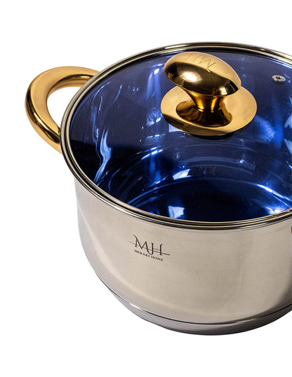 12 Piezas Batería de cocina Modelo Santorini