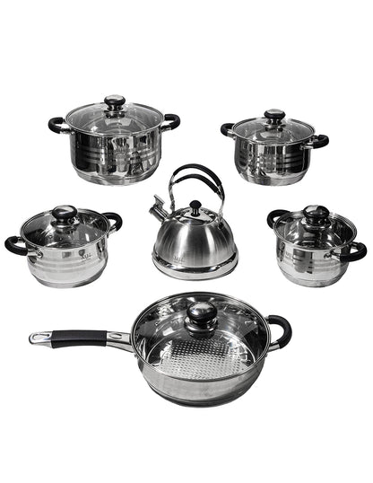 12 Piezas Batería de cocina Modelo Atenea
